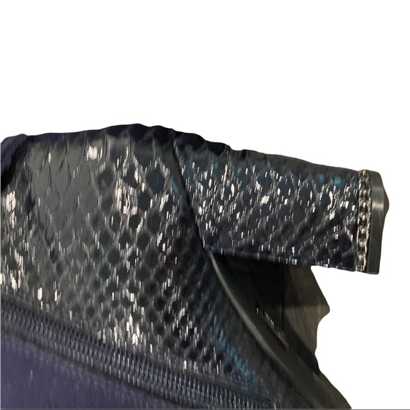 Moda in Pelle Leather ankle boots. Blue. Chain detailing. EUC - Picture 9 of 14